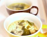 ツナ缶と乾燥わかめのコンソメ卵スープ作り方6写真
