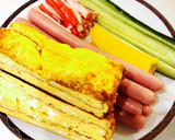 簡単やみつき☆キムパ！切らずに恵方巻き作り方3写真