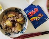 小豆入り栗ご飯作り方8写真