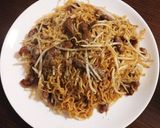 簡単☆牛肉ともやしのオイスター焼きそば作り方7写真