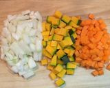 【低カロリー】秋のかぼちゃドライカレー作り方1写真