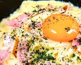 レンジで調理♪冷凍うどんカルボナーラ作り方6写真