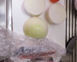 大根と鮭の煮物(QC、残り物レシピ)作り方1写真