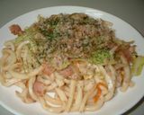 パパの焼きうどん ☆.。.:*・゚作り方5写真