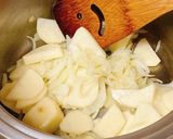 ハロウィンに☆ビーツ（赤大根）のスープ作り方3写真