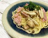 1食¥120 キノコのパスタ作り方4写真