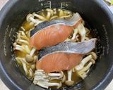 天然生鮭の炊き込みごはん作り方5写真