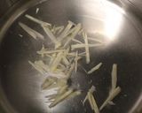 ナスときのこと鶏肉の胡麻味噌炒め＆スープ作り方3写真