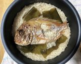 お食い初め後　鯛めし作り方4写真