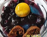 ﾄﾞﾗｲﾌﾙｰﾂとかんてんでお月見ゼリー作り方3写真