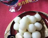 ﾄﾞﾗｲﾌﾙｰﾂとかんてんでお月見ゼリー作り方4写真