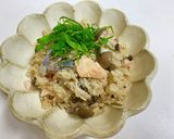 天然生鮭の炊き込みごはん作り方9写真