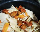 筍とゼンマイの炊き込みご飯@≧↺≦@)❩作り方3写真