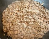 お弁当に⭐︎甘辛のしっとり鶏そぼろ丼作り方3写真