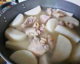 大根・鶏・ちくわの甘辛煮作り方4写真
