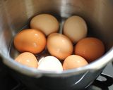 圧力鍋にんにく醤油玉子　ゆで時間ゼロ作り方1写真