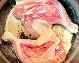 お鍋DE!骨付き鶏もも肉の照り焼き作り方4写真