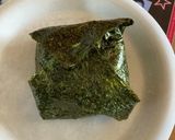 塩辛とチーズと大葉のおにぎらず作り方7写真
