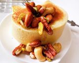 ふわふわハニーナッツ蒸しパンケーキ作り方8写真