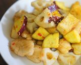 厚揚げと鶏胸肉、秋野菜のスイチリ炒め作り方6写真