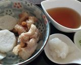 里芋と鶏肉の揚げ出し作り方7写真
