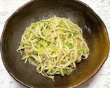茹でもやしと刻みネギの簡単和え作り方4写真