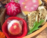 小さい卵焼き　山椒ごぼう作り方3写真