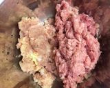 もも肉・豚こま　手作りハンバーグ作り方3写真