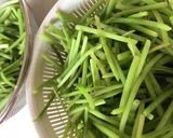 さつまいもの茎のきんぴら風作り方1写真