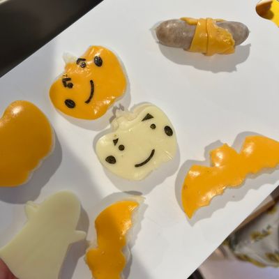 ハロウィンおばけトースト by 管理栄養士Naoko 【クックパッド】 簡単