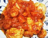 トマト煮込み鶏ハンバーグ作り方7写真