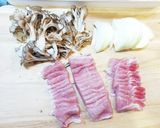 超簡単!豚と玉ねぎとエリンギの煮込み焼き作り方1写真