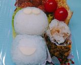 ねむねむ☆ドラえもん キャラ弁 ☆作り方3写真
