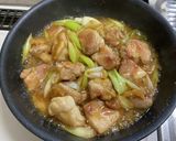 鶏肉とネギの照り焼き作り方9写真