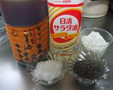 すりごまのスノーボールクッキー作り方1写真