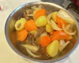 ねっとりジャガイモの無水肉じゃが作り方6写真