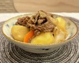 ねっとりジャガイモの無水肉じゃが作り方9写真