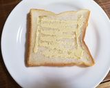 カニかまチーズトースト。青じそちらして作り方1写真