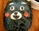 ●お握り弁当くまもんキャラ弁●作り方1写真