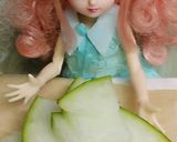 リカちゃん♡冬瓜パリトロベーコン香味炒め作り方1写真