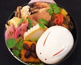 長月22　お月見弁当　女子高生弁当作り方11写真