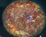 豚キムチ炒め乗せた辛ラーメン風酸辣湯麺作り方5写真