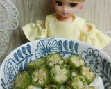 リカちゃん♡オクラトロっとわさび枝豆冷奴作り方2写真