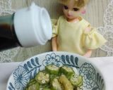 リカちゃん♡オクラトロっとわさび枝豆冷奴作り方5写真