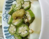 リカちゃん♡オクラトロっとわさび枝豆冷奴作り方8写真