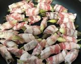 みょうがの豚肉巻き塩胡椒味作り方3写真