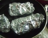簡単♪鮭の味噌マヨホイル焼き作り方5写真
