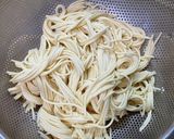 パスタを1分半で茹でる＆和える和風パスタ作り方3写真