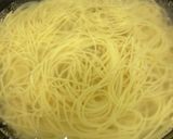 パスタを1分半で茹でる＆和える和風パスタ作り方4写真