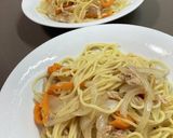 パスタを1分半で茹でる＆和える和風パスタ作り方10写真